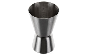 Cocktail-Doppelmass 40/20ml Silber