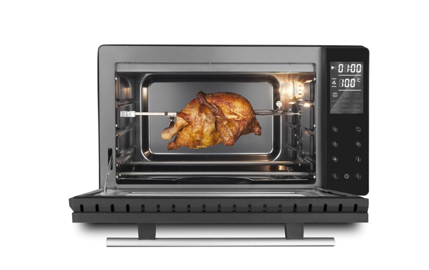 Backofen TO 26 Electronic 26 l, Schwarz - MEGART