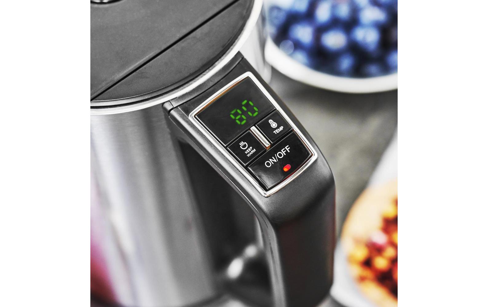 Wasserkocher Cool Touch 1.5 l, Silber - MEGART