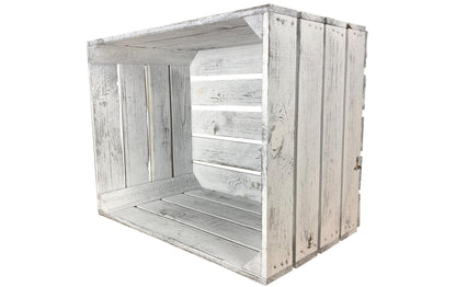 Holzharasse Vintage Shabby Weiss 40 x 50 cm - MEGART