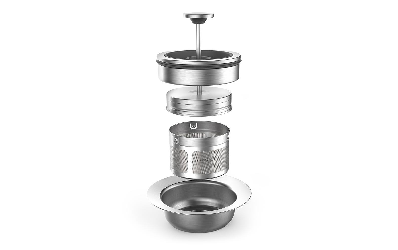Tee - und Wasserkocher Advanced Plus Silber - MEGART