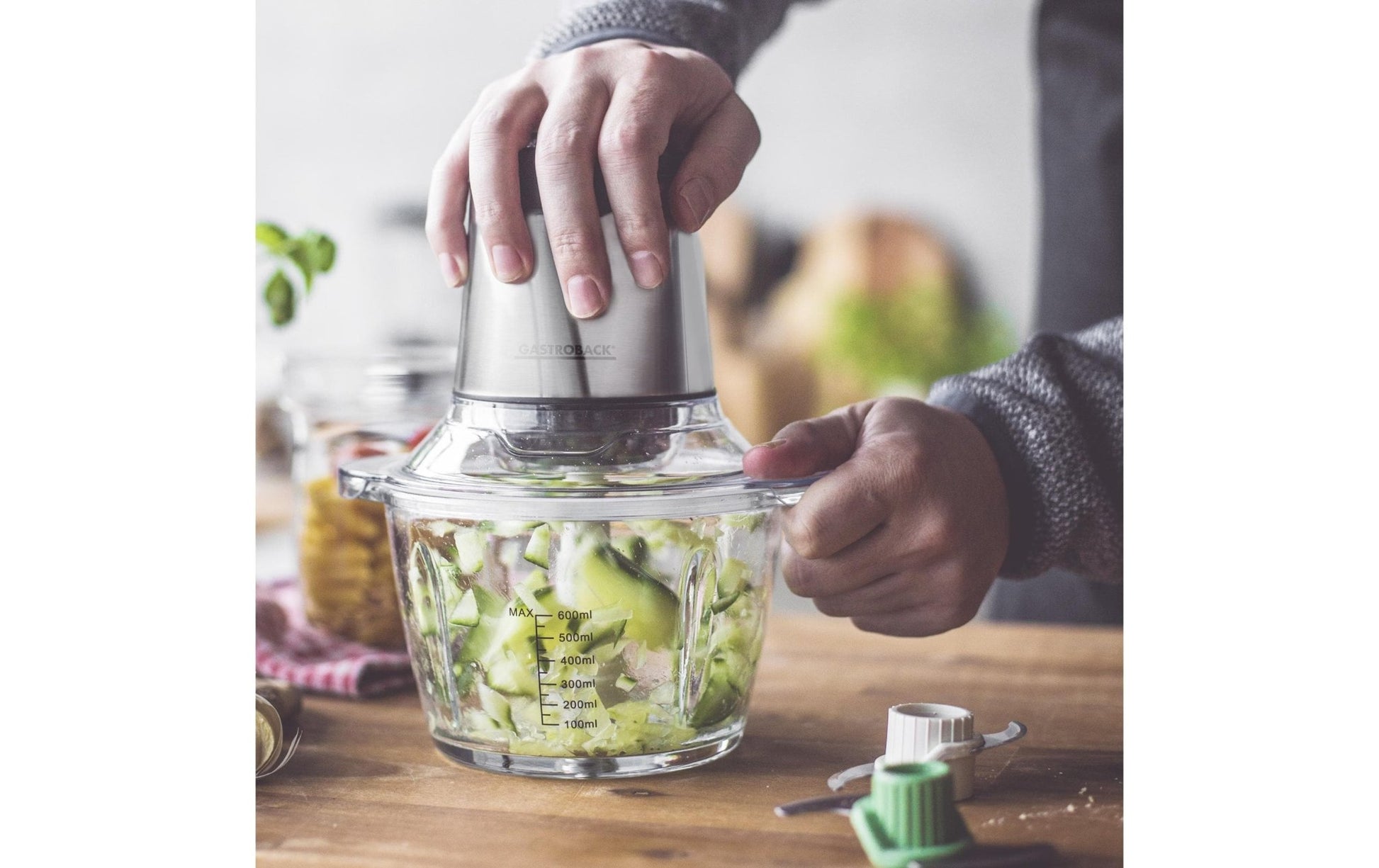 Zerkleinerer Mini Chopper Plus Silber - MEGART
