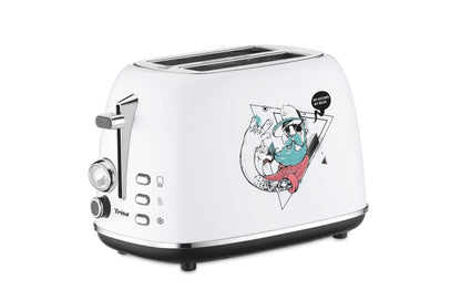 Toaster Street Art Weiss - MEGART