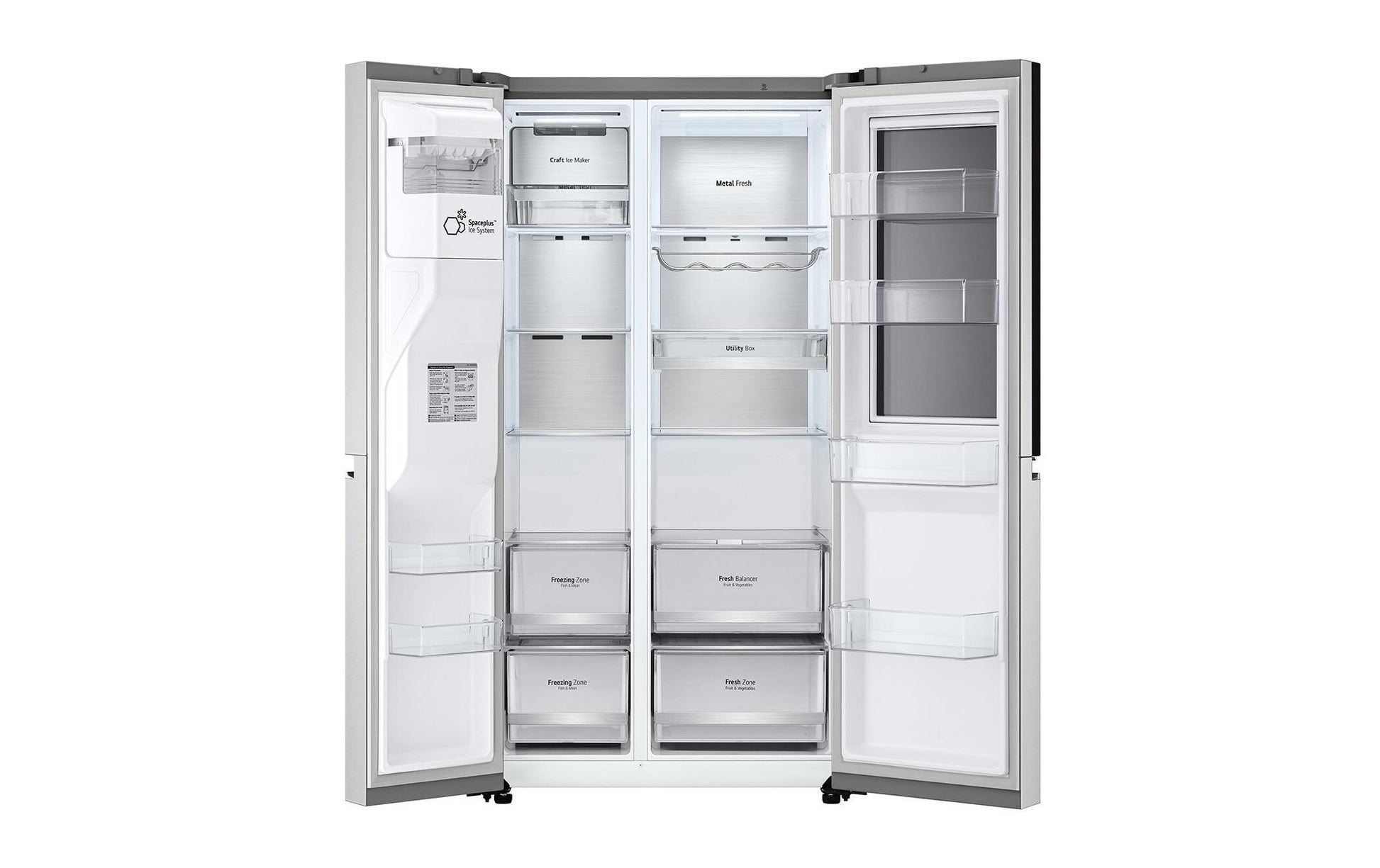 Foodcenter GSXV90BSDE Brushed Steel - MEGART