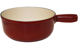 Fondue - Caquelon Rot/Weiss - MEGART
