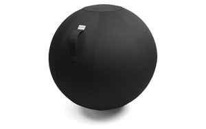 Sitzball Leiv Schwarz, Ø 70 - 75 cm, - MEGART