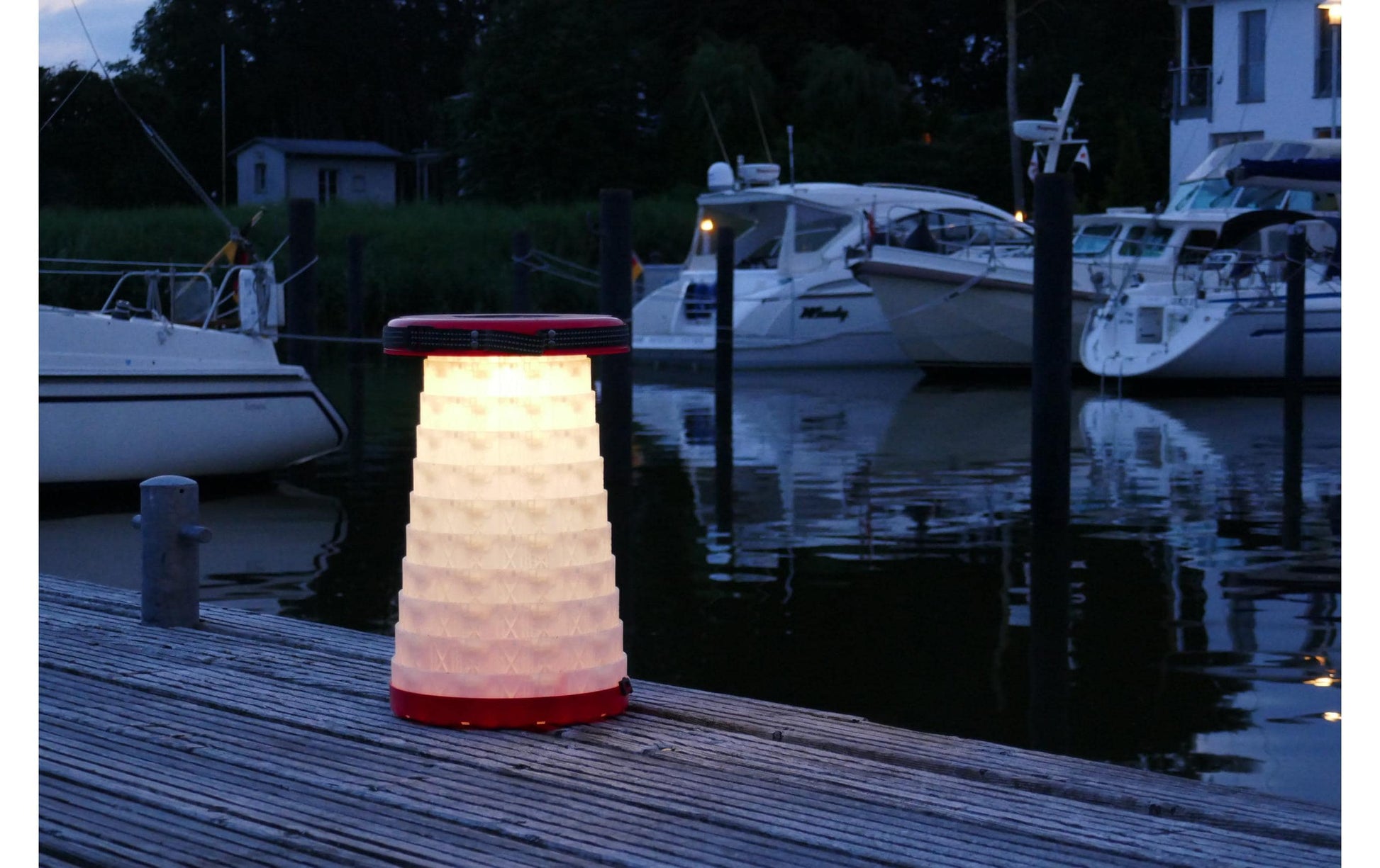 Klapphocker Sittglow 26.2 cm x 42 cm, Rot - MEGART