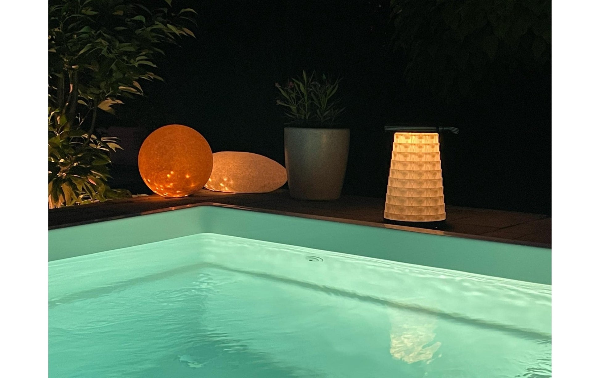 Hocker Sittglow 26.2 cm x 42 cm, Schwarz - MEGART