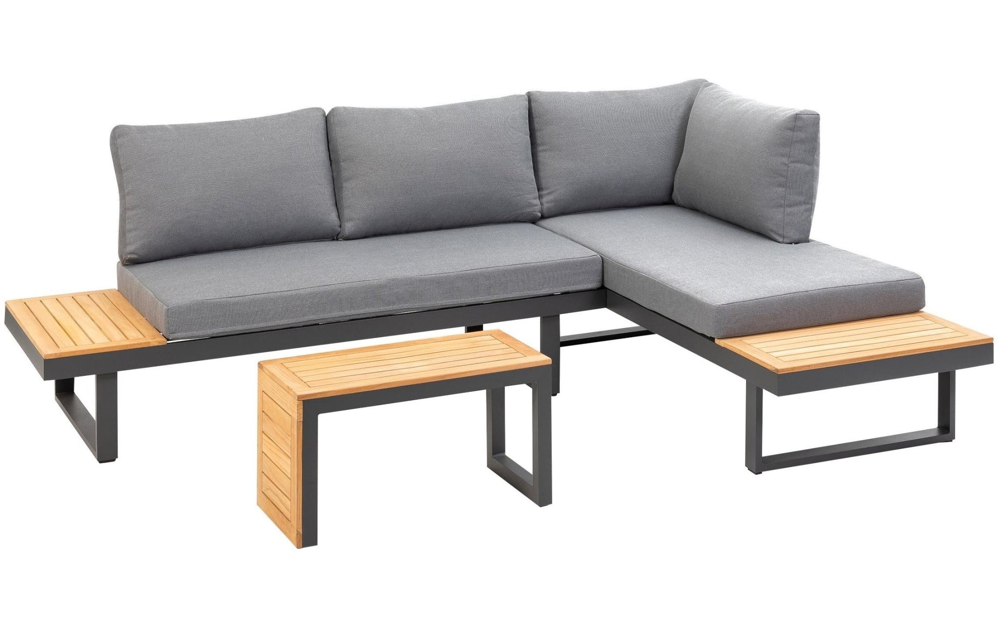 Loungeset Samara, Grau, 3 Sitzplätze - MEGART