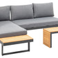 Loungeset Samara, Grau, 3 Sitzplätze - MEGART