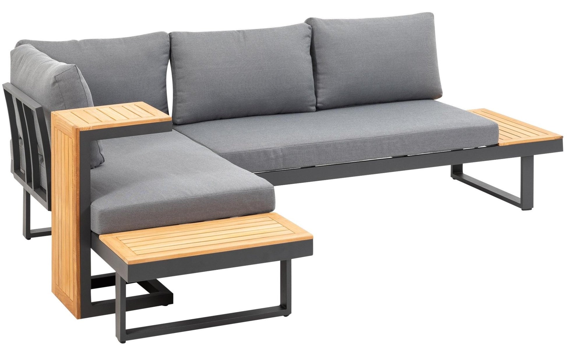 Loungeset Samara, Grau, 3 Sitzplätze - MEGART