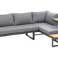 Loungeset Samara, Grau, 3 Sitzplätze - MEGART