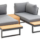 Loungeset Samara, Grau, 3 Sitzplätze - MEGART