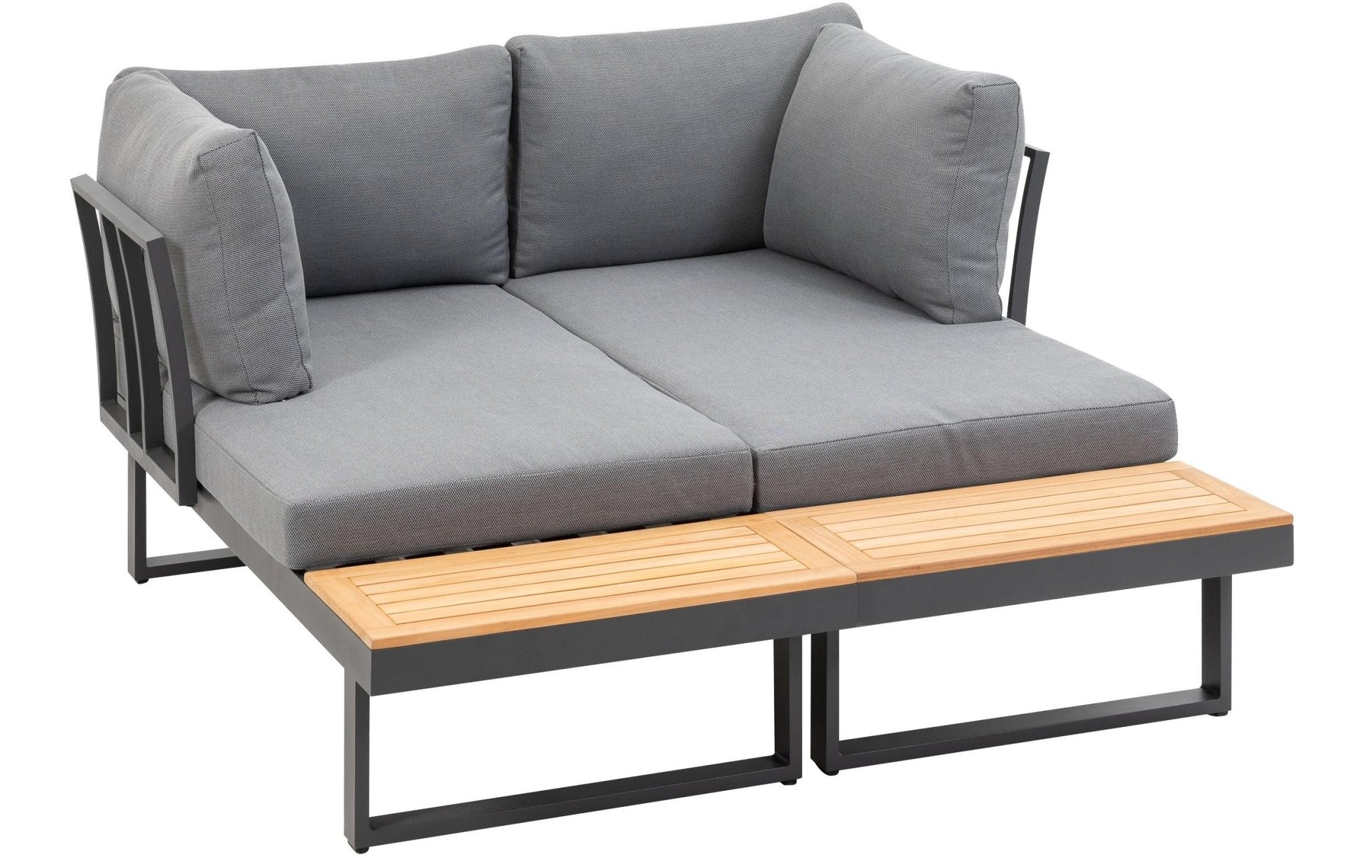 Loungeset Samara, Grau, 3 Sitzplätze - MEGART