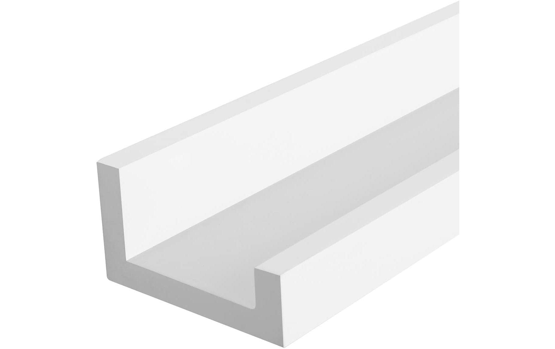 Wandregal u - förmig , Weiss 38 cm - MEGART