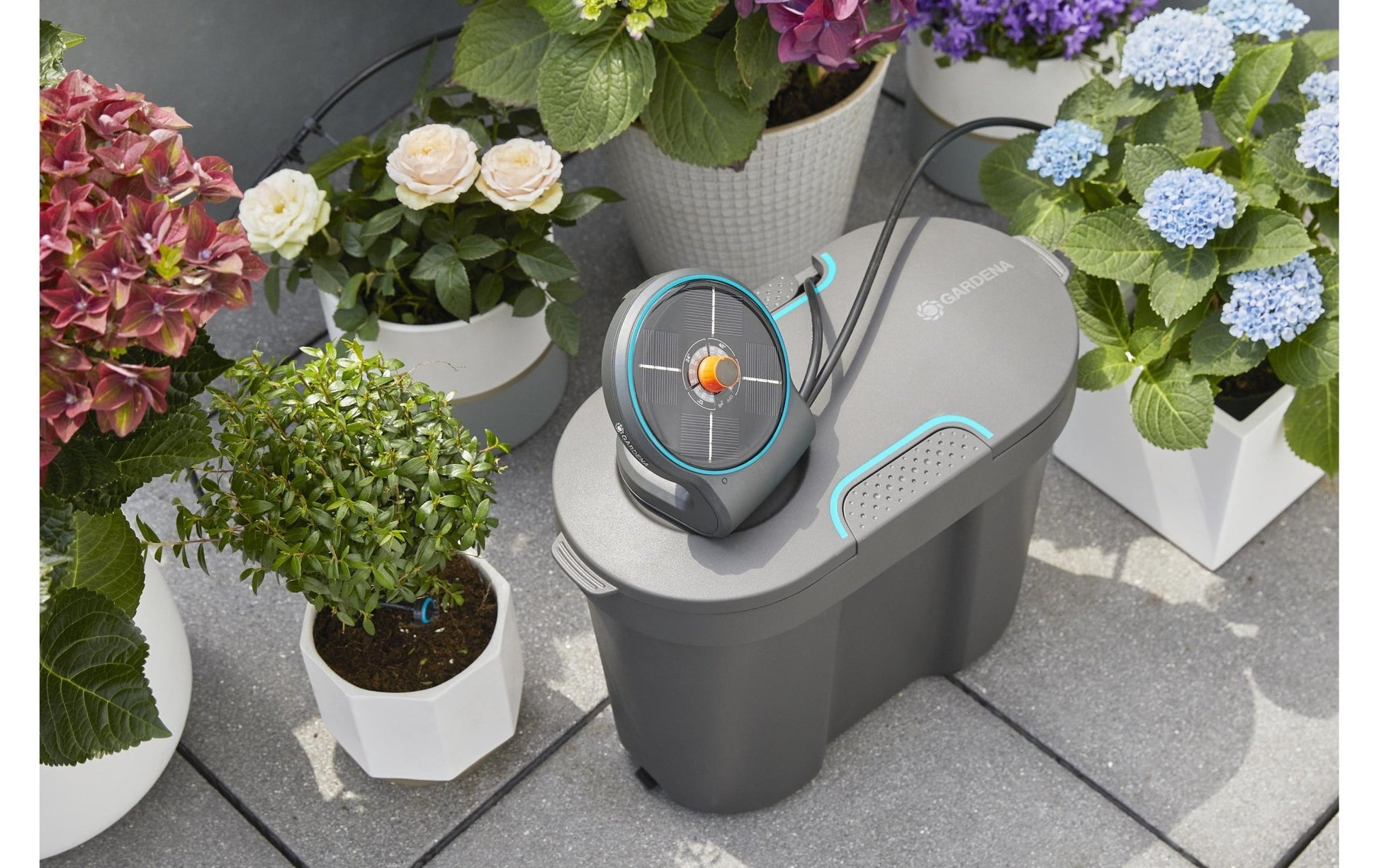 Bewässerungs - Set AquaBloom mit Wasserbehälter - MEGART