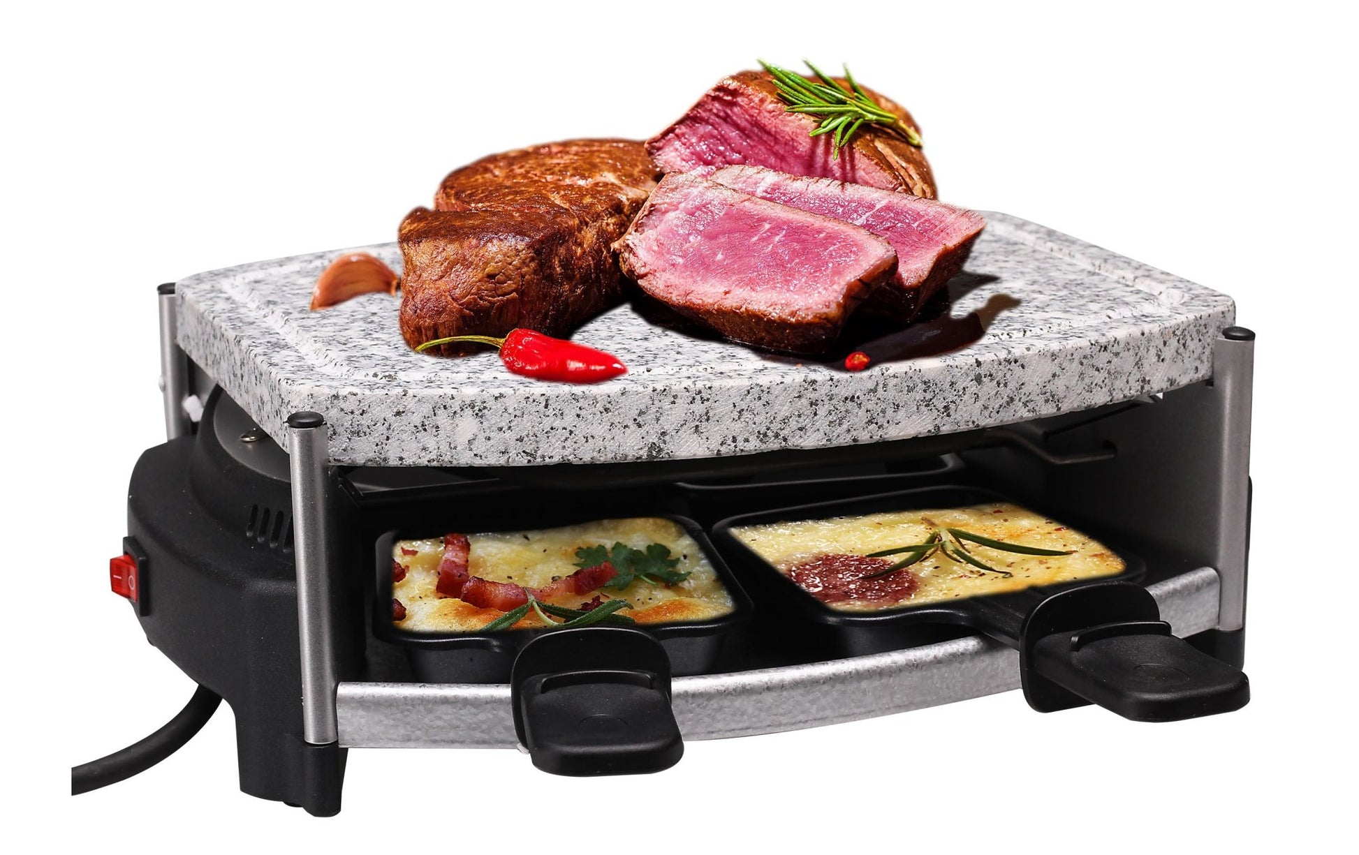 Racletteofen 4 Grill, 4 Personen - MEGART