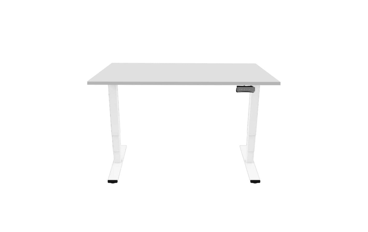Contini RAL 9016 1.6 x 0.8 m Weiss mit Grauer Tischplatte - MEGART
