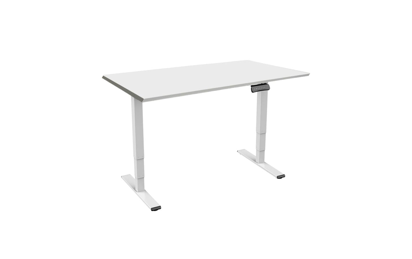 Contini RAL 9016 1.8 x 0.8 m Weiss mit Grauer Tischplatte - MEGART