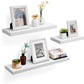 Wandregal 40 x 3.8 cm, Weiss - MEGART