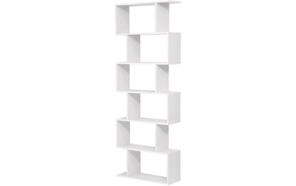 Regal Zick - Zack 70 x 190.5 cm, Weiss - MEGART