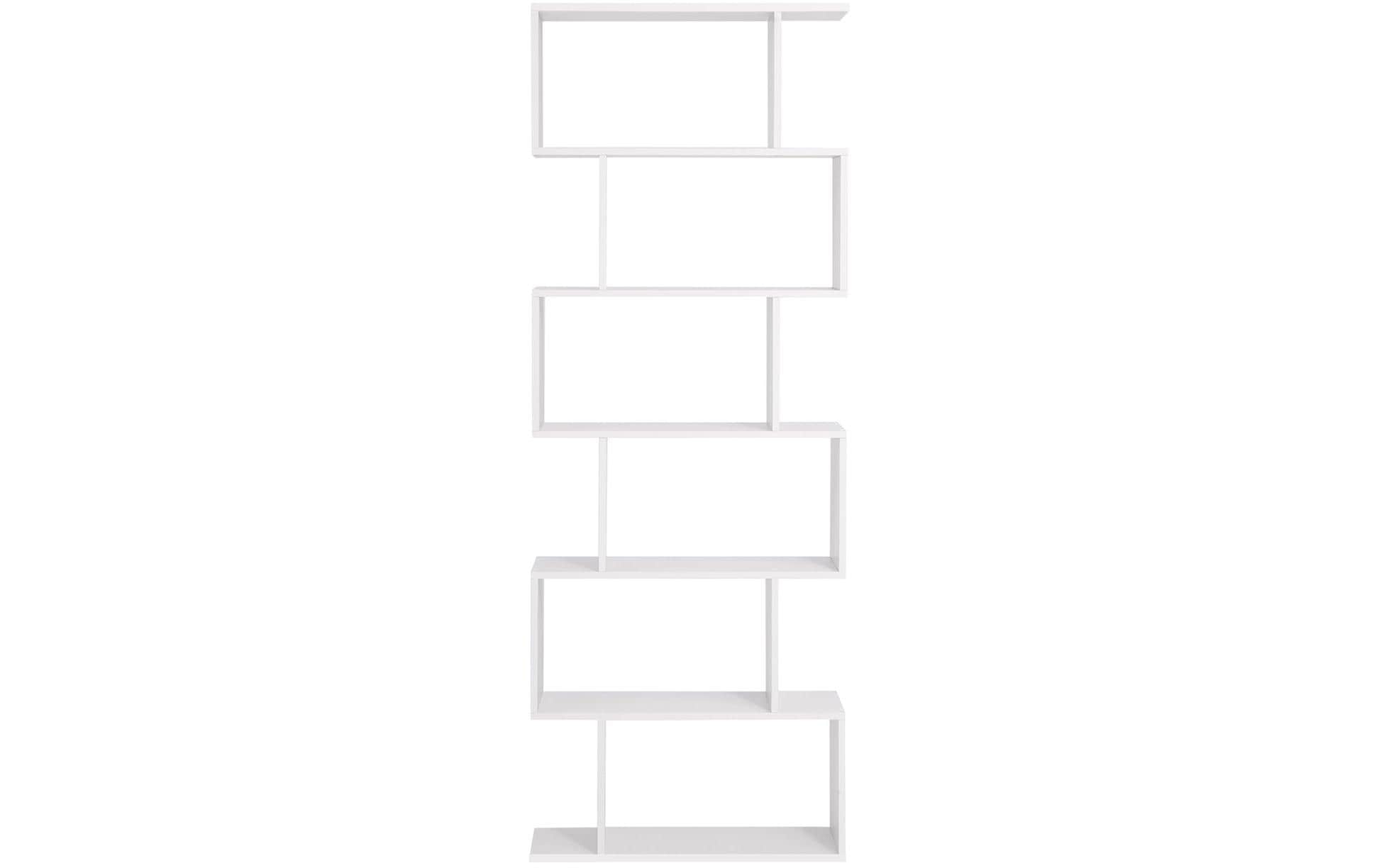 Regal Zick - Zack 70 x 190.5 cm, Weiss - MEGART