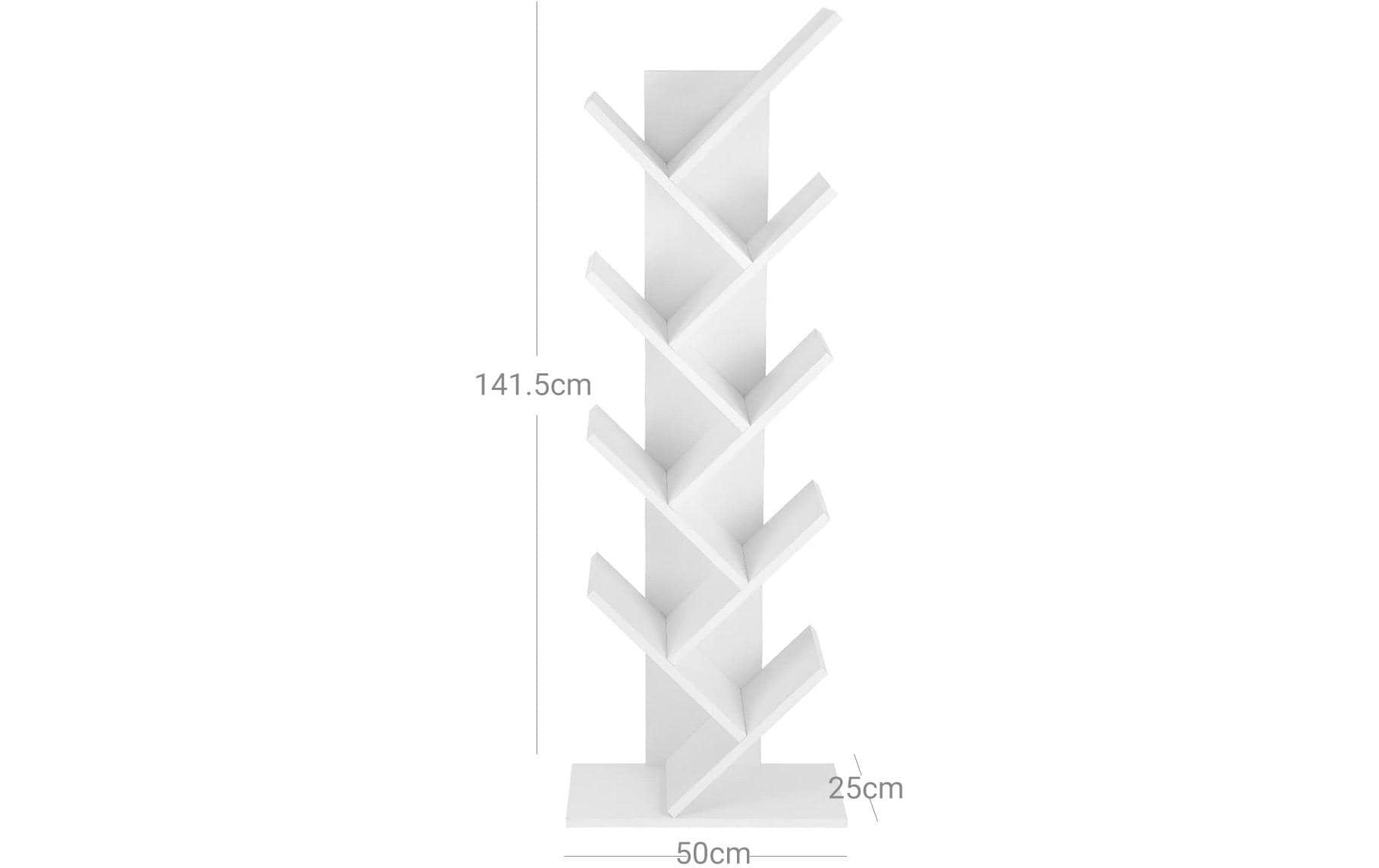 Regal Tree 50 x 141.5 cm, Weiss - MEGART