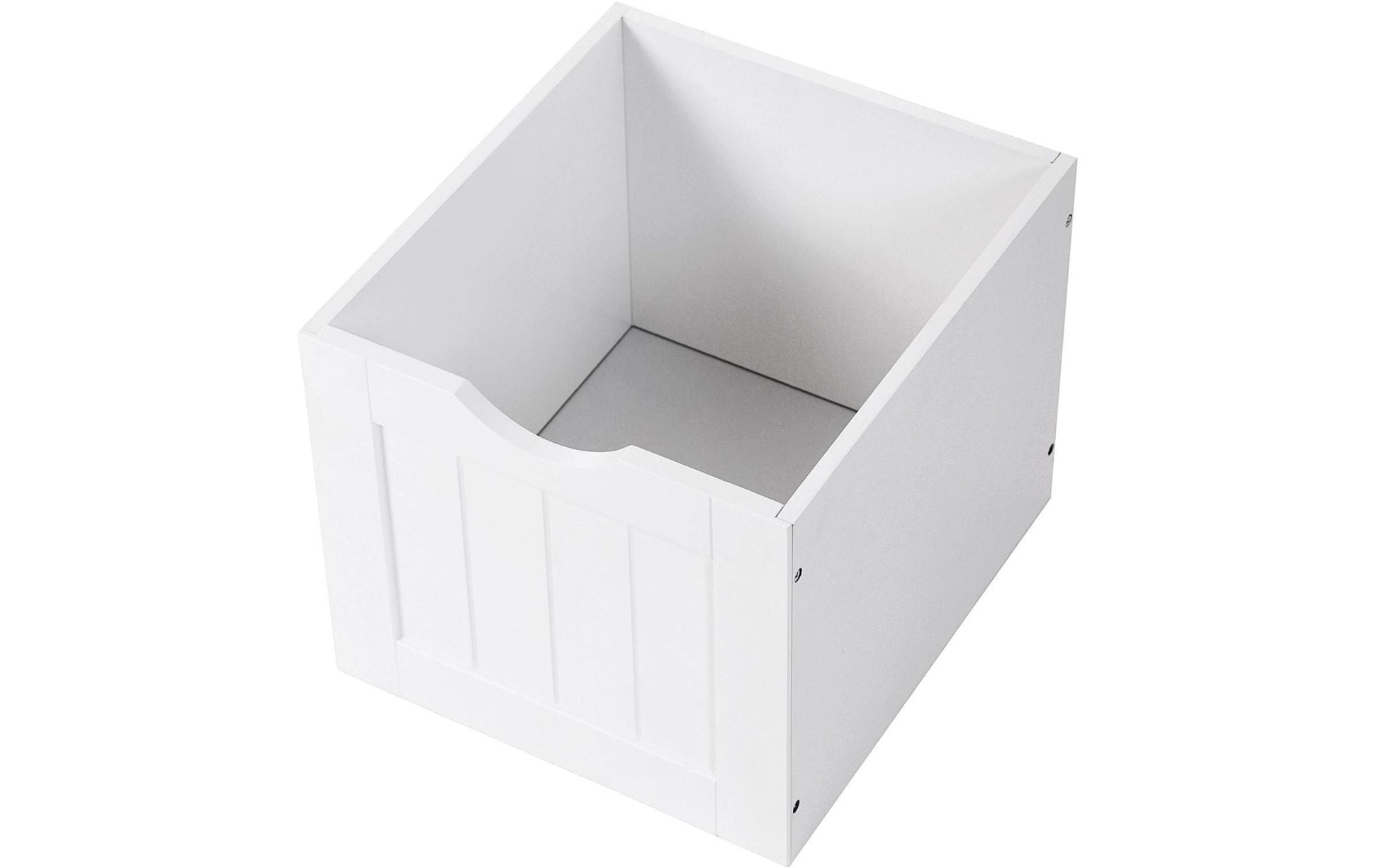 Regal mit 2 Schubladen 30 x 89 cm, Weiss - MEGART