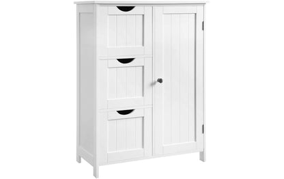 Kommode mit 3 Schubladen 60 x 81 cm, Weiss - MEGART