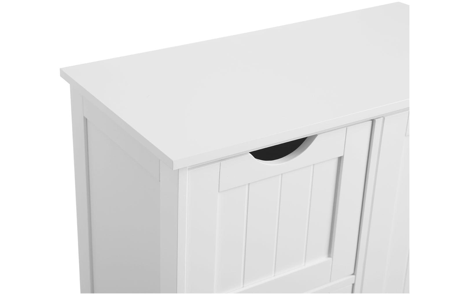 Kommode mit 3 Schubladen 60 x 81 cm, Weiss - MEGART