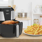 Heissluft - Fritteuse EasyFry XXL 1.6 kg, Schwarz/Silber - MEGART