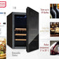 Weinklimaschrank 7736.0145 Schwarz, Rechts - MEGART