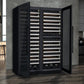 Weinklimaschrank 7746.6845 Schwarz, Beidseitig - MEGART
