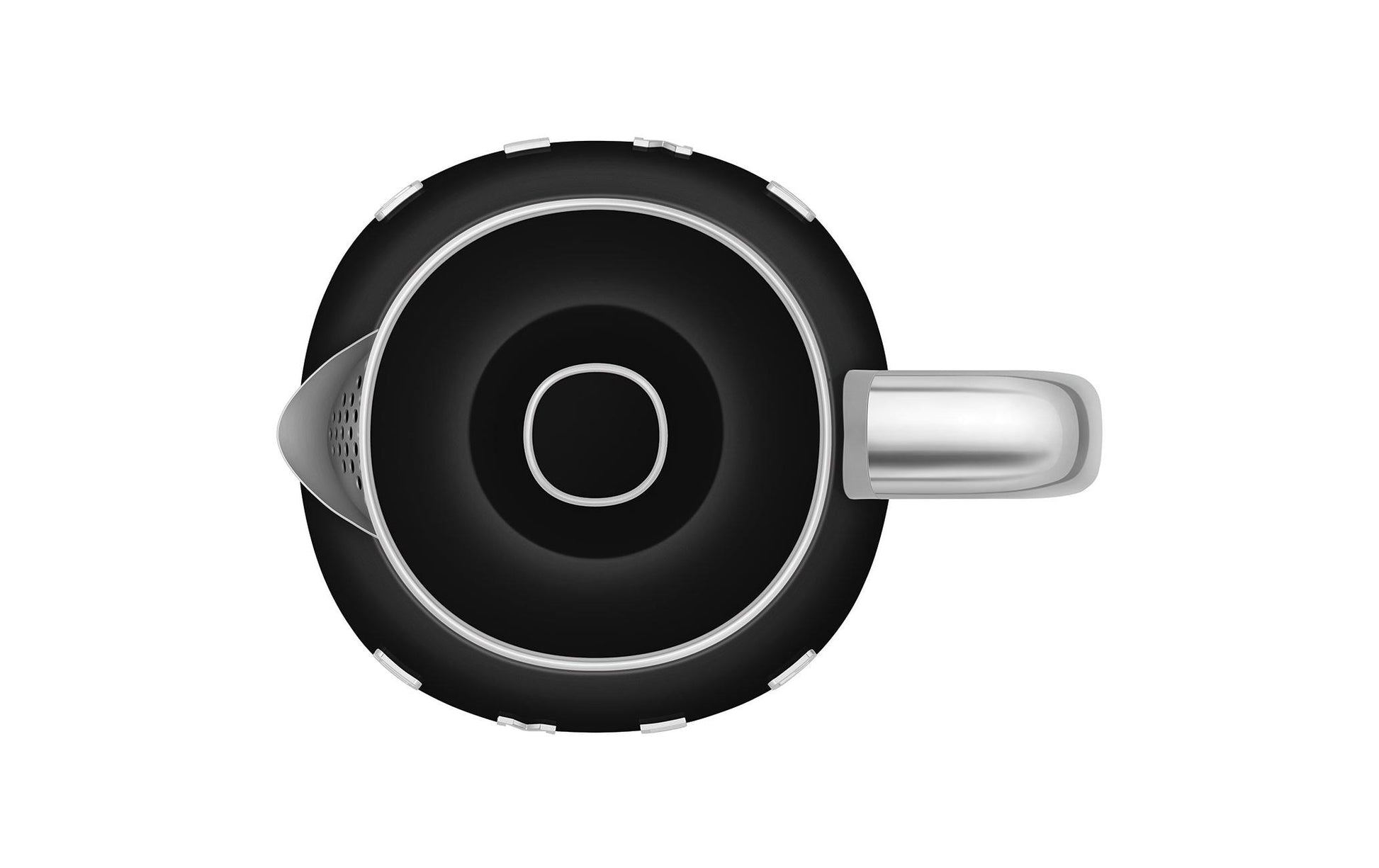 Wasserkocher 50's Style KLF05BLEU 0.8 l, Schwarz - MEGART