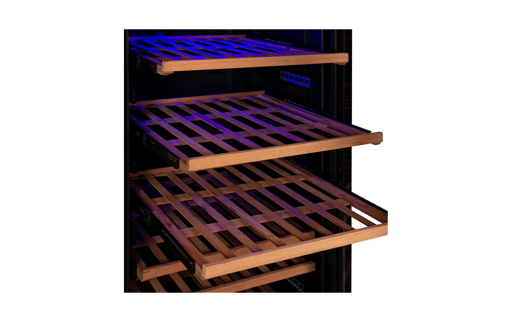 Weinklimaschrank Bodega BWS188 Schwarz, Rechts - MEGART