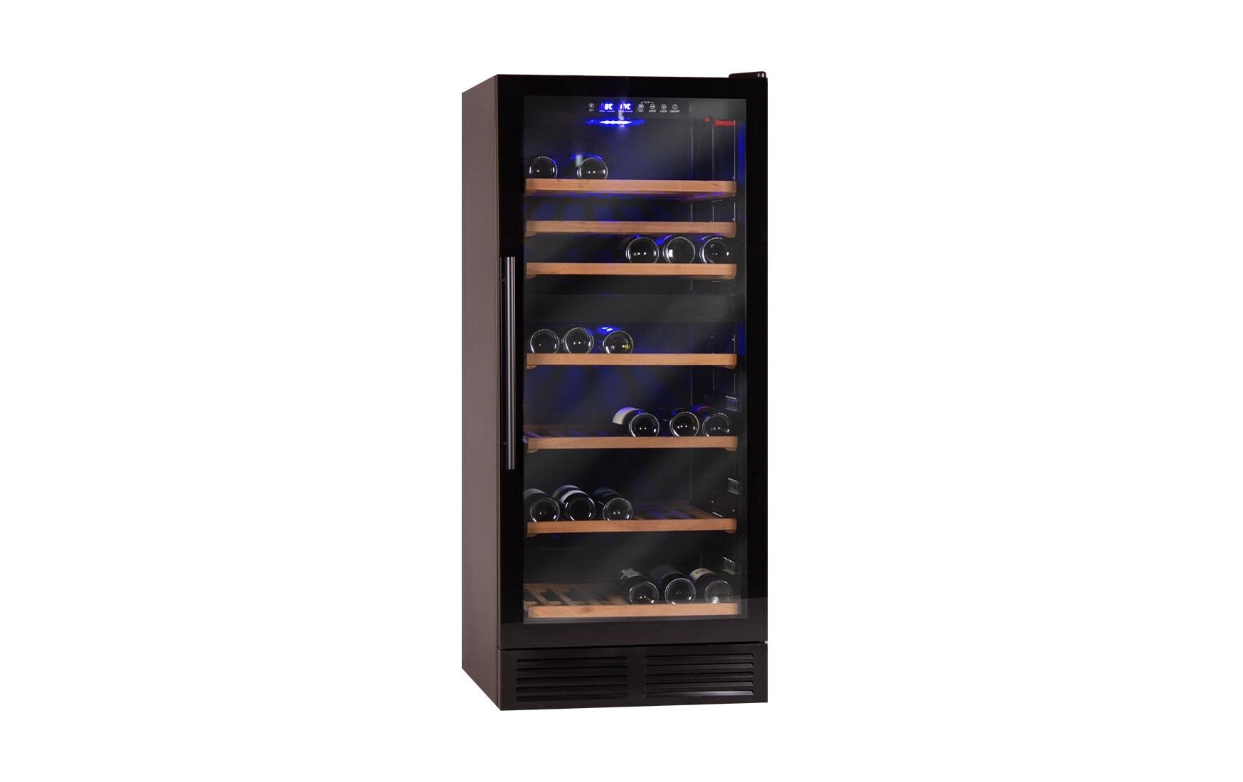 Weinklimaschrank Bodega BWS140 Schwarz, Rechts - MEGART