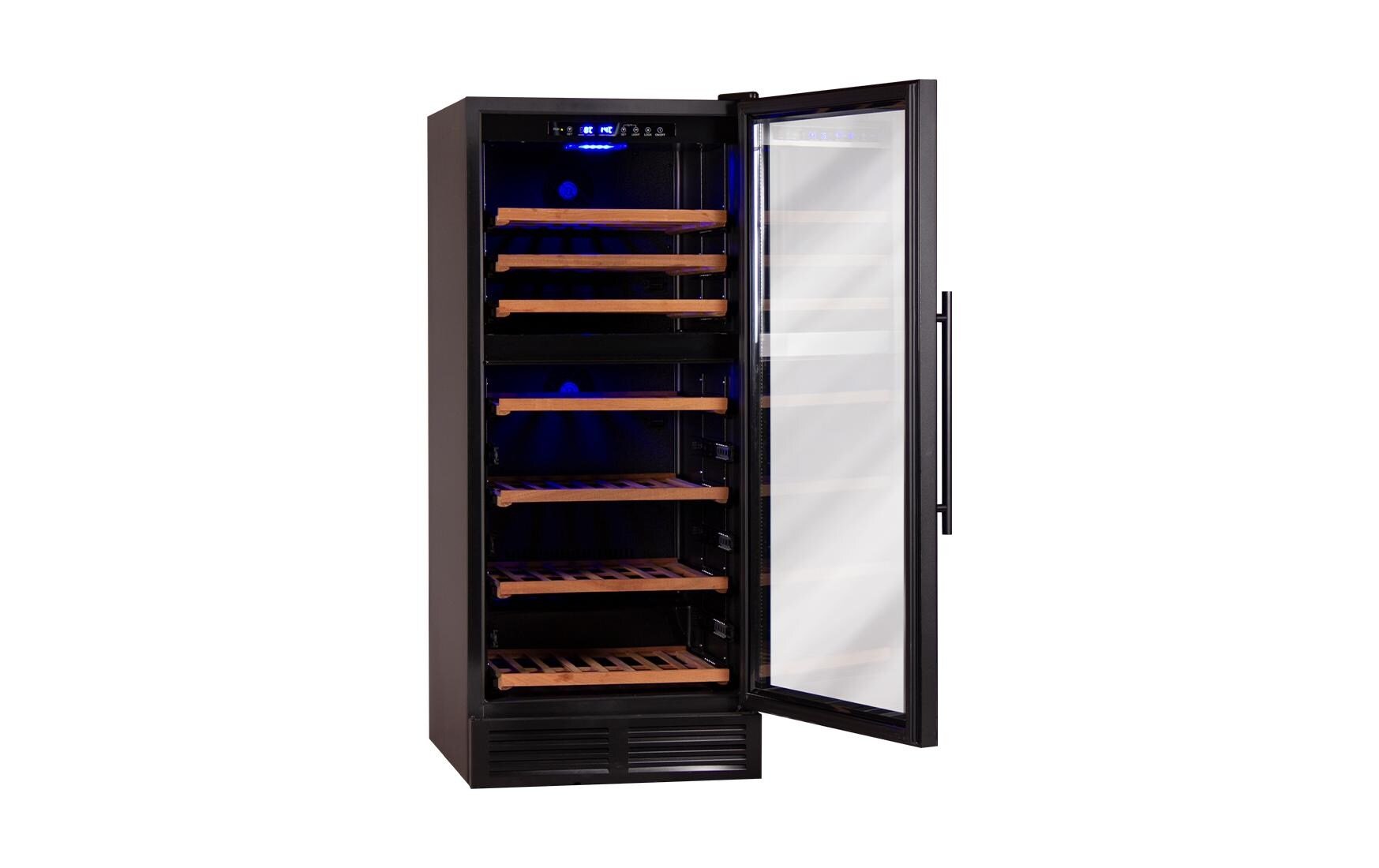 Weinklimaschrank Bodega BWS140 Schwarz, Rechts - MEGART