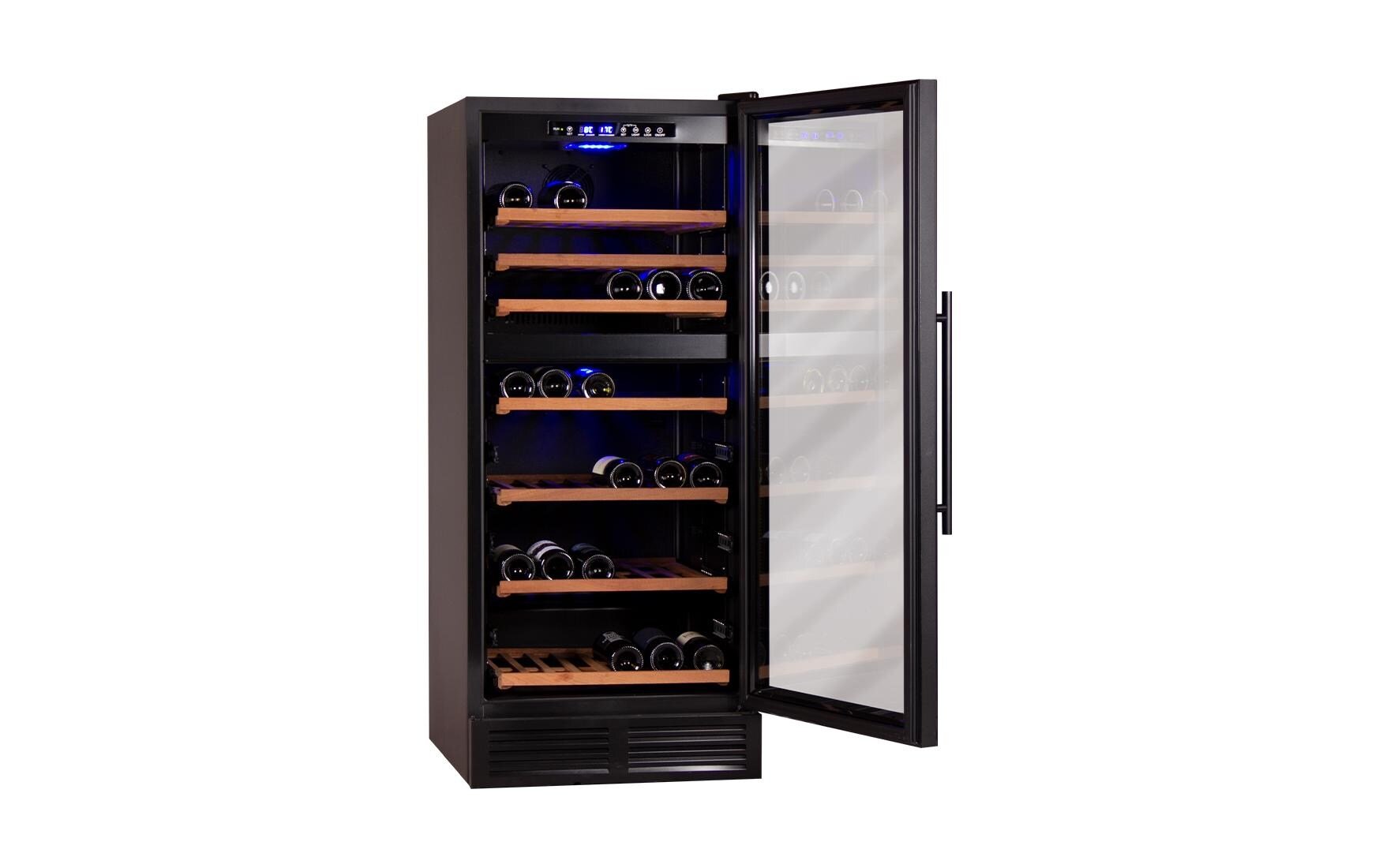Weinklimaschrank Bodega BWS140 Schwarz, Rechts - MEGART