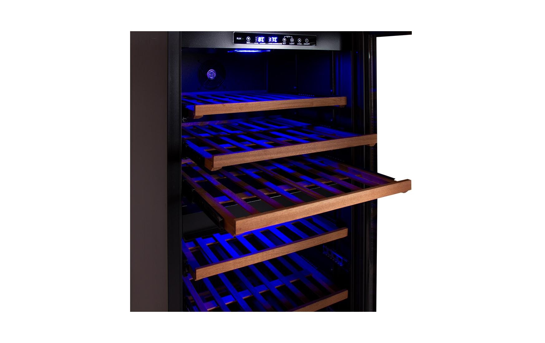 Weinklimaschrank Bodega BWS140 Schwarz, Rechts - MEGART