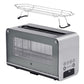 Toaster Lono Glas Silber - MEGART