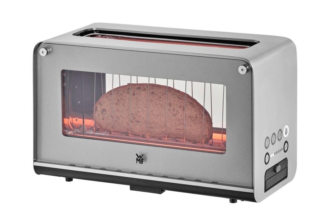 Toaster Lono Glas Silber - MEGART