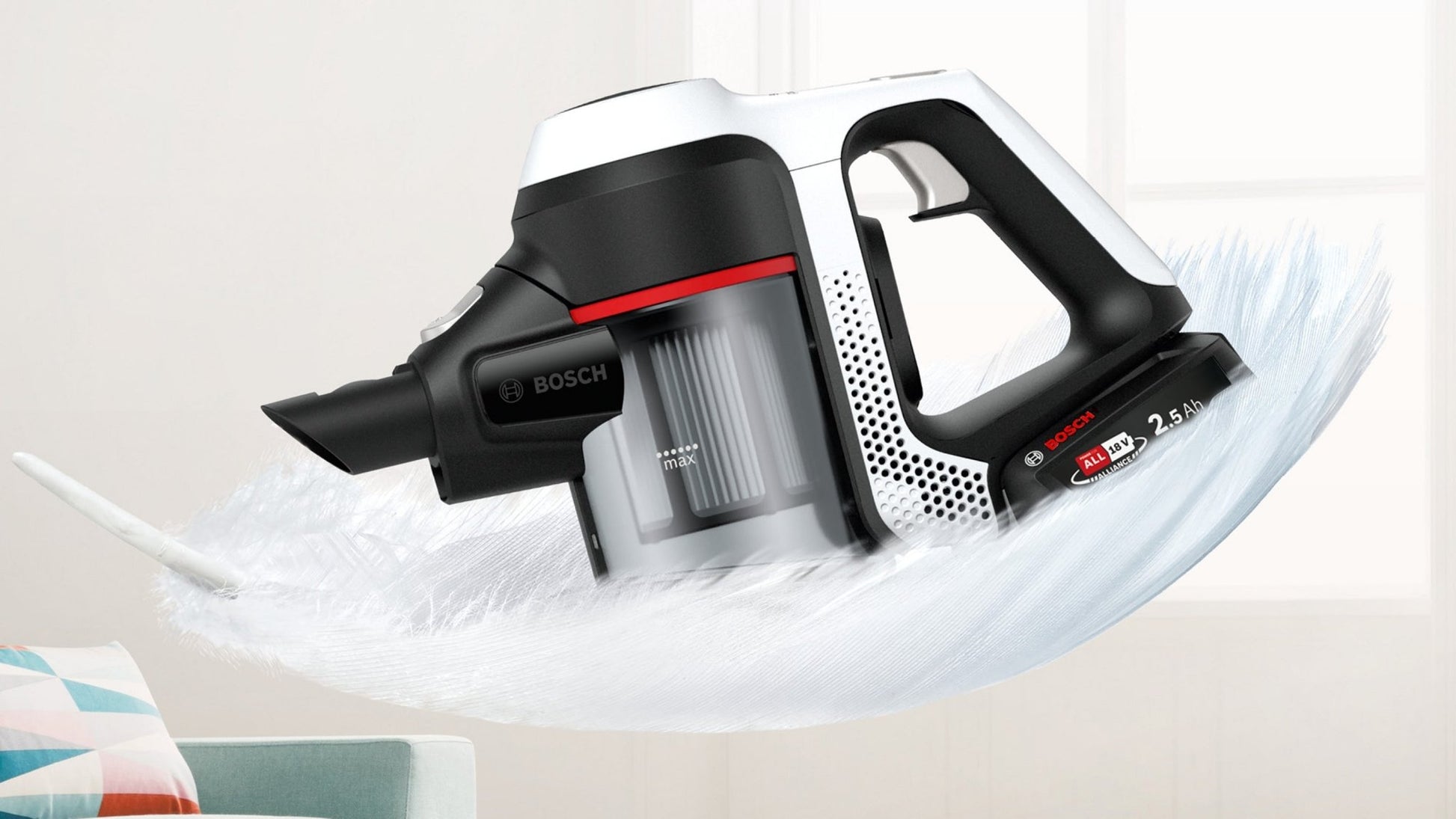 Akku - Staubsauger, Unlimited 6, Weiss, BKS611MTB - MEGART