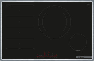 Serie 6, Induktionskochfeld, 80 cm, Schwarz, Mit Rahmen aufliegend PXE845HC1E - MEGART