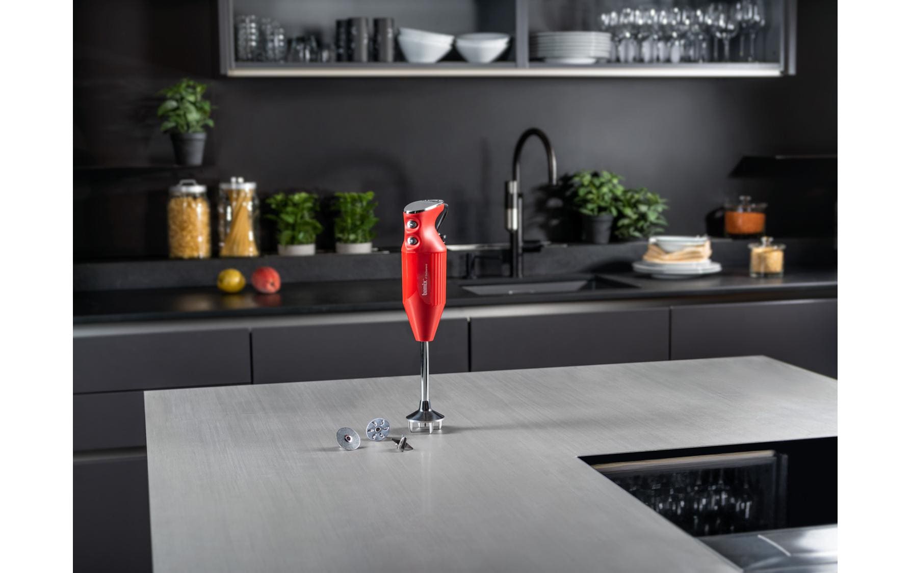 Stabmixer M250 Prime Chrom/Rot - MEGART