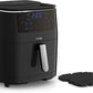 Heissluft - Fritteuse Easy Fry Grill & Steam 3 in 1, Schwarz - MEGART