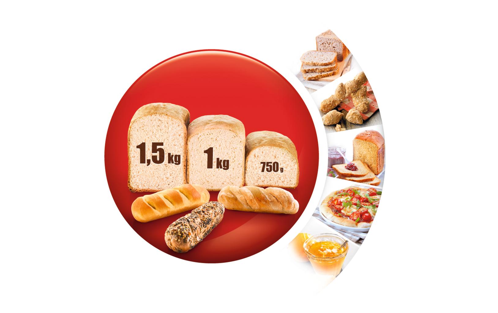 Brotbackmaschine Home Bread Baguette OW6101CH 1500 g - MEGART