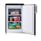 Gefrierschrank DO91132F Schwarz Rechts, Wechselbar - MEGART