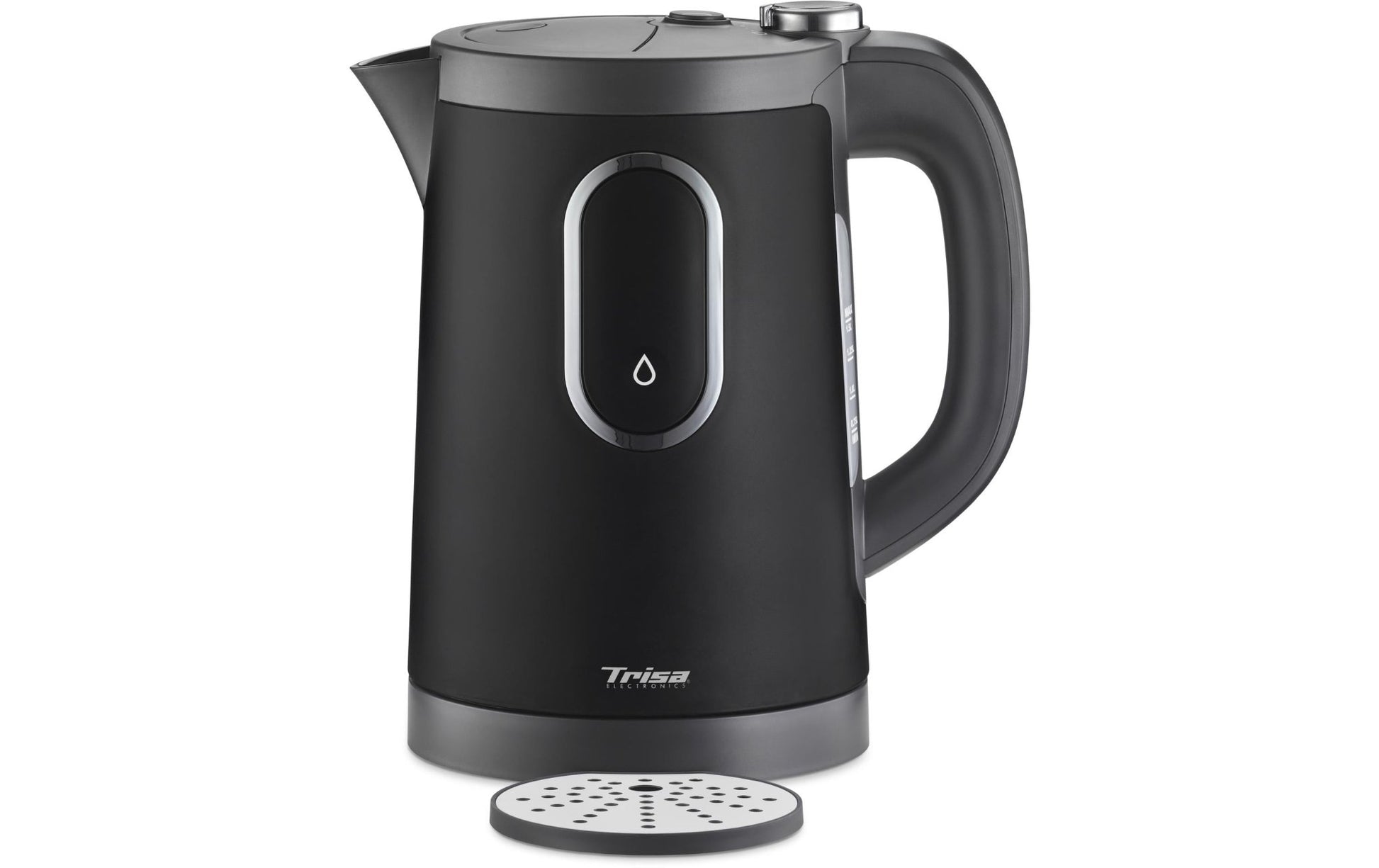Wasserkocher 2 - in - 1 Perfect Cup 1.5 l, Schwarz - MEGART