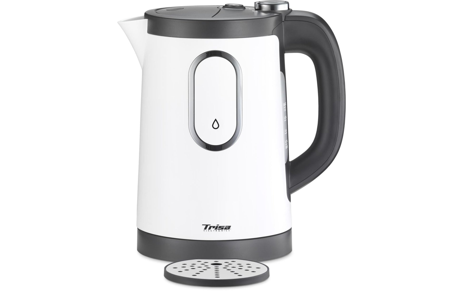 Wasserkocher 2 - in - 1 Perfect Cup 1.5 l, Weiss - MEGART
