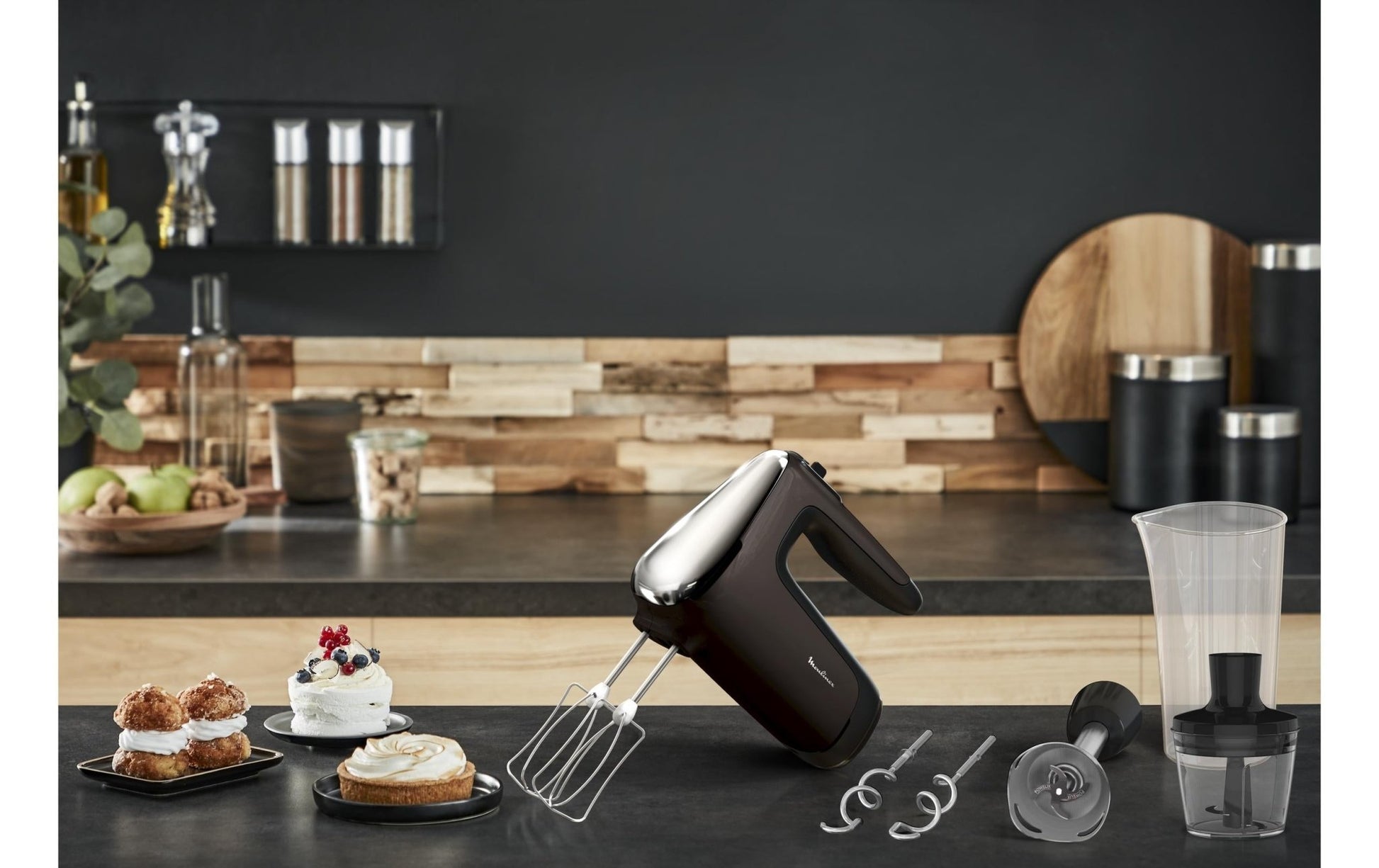 Handmixer Powermix Silence Dunkelbraun - MEGART